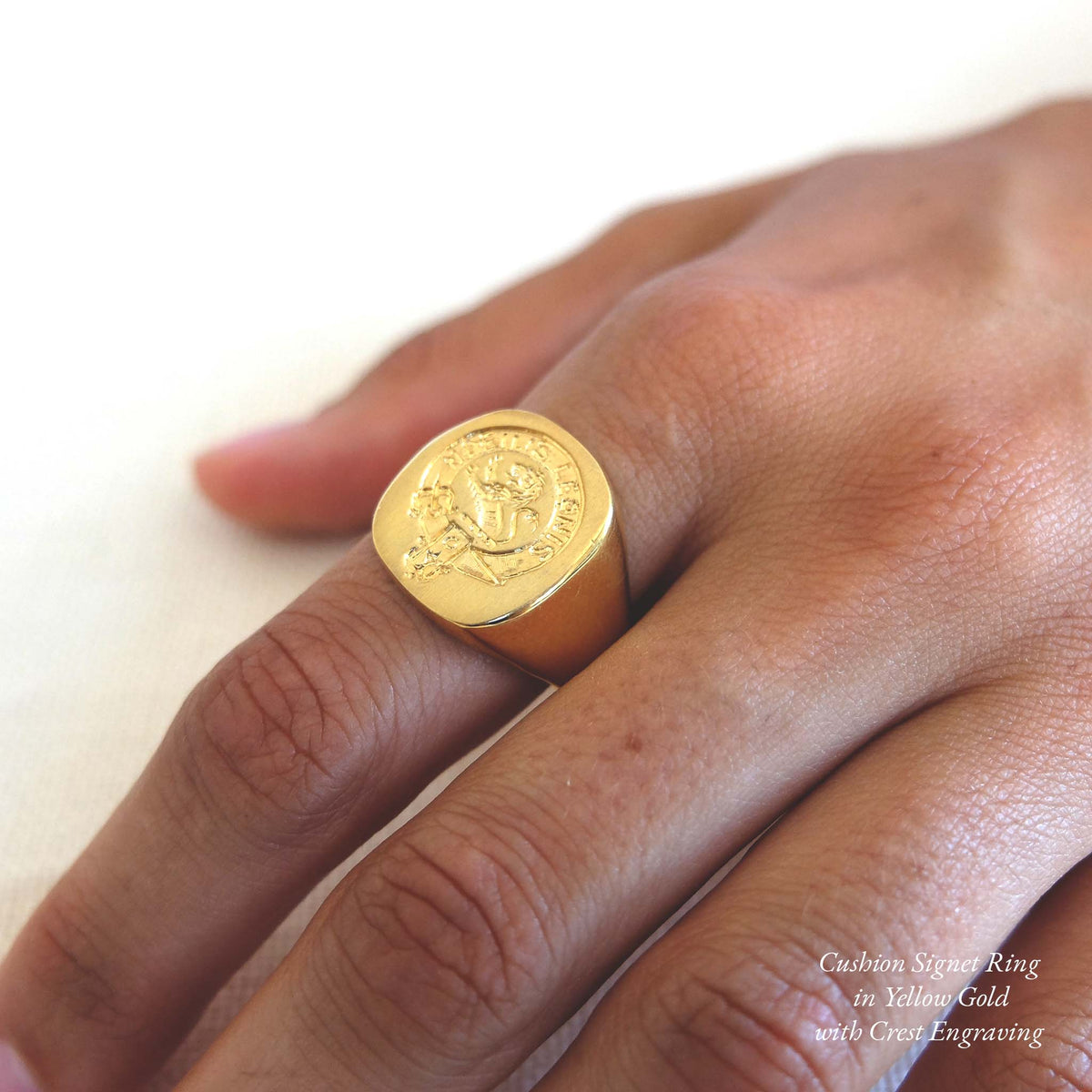 The Cushion Signet Ring