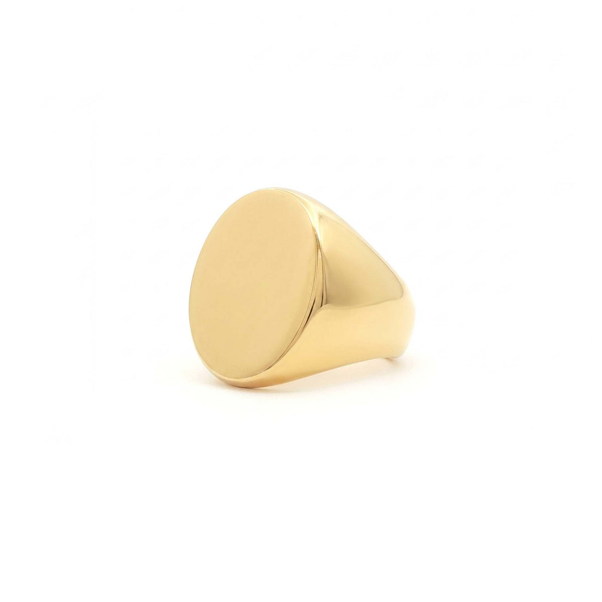 The Grand Signet Ring, a large hand engraved gold signet ring