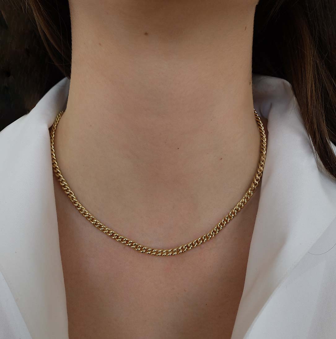 The Soft Curb Link Chain