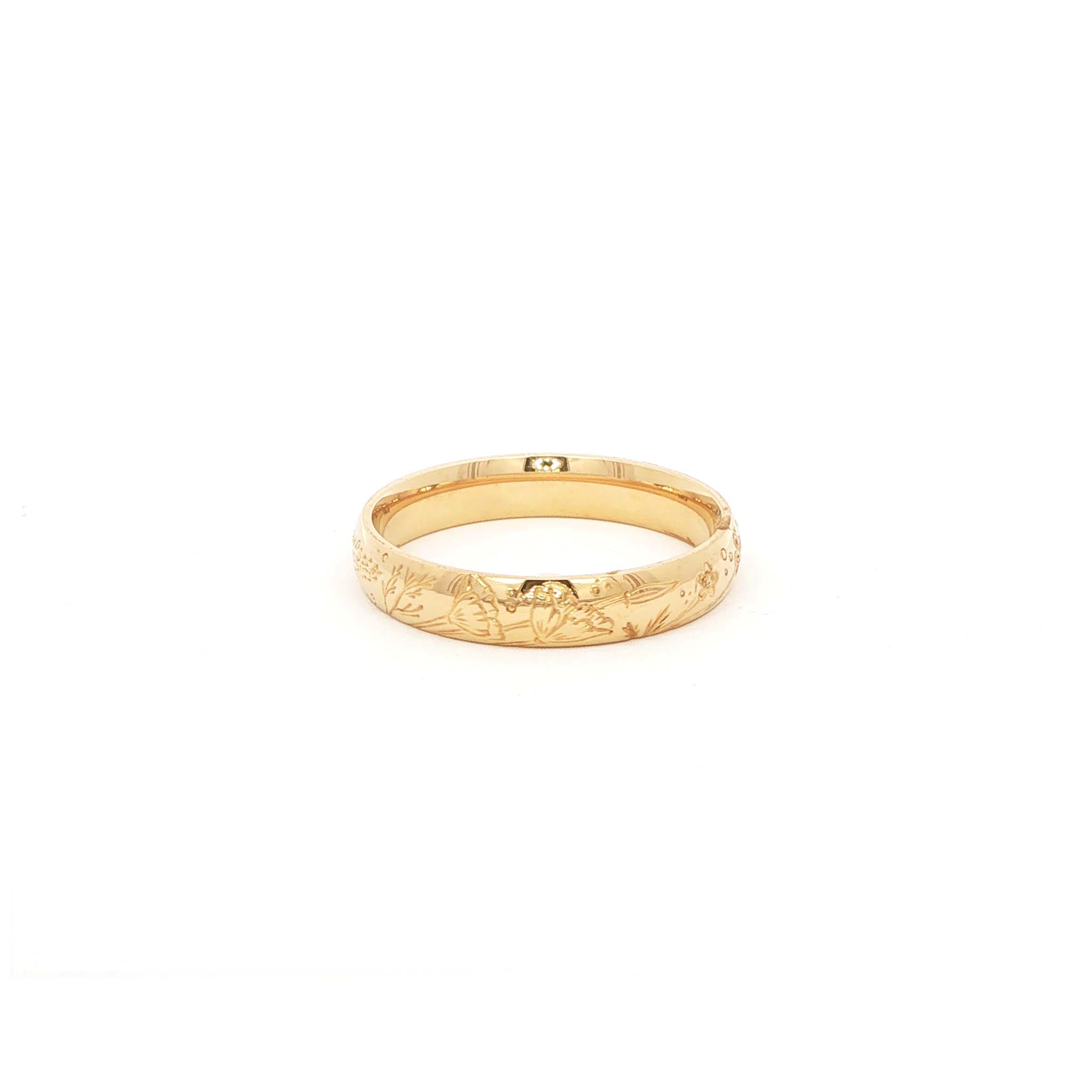 The California Native Wildflower Flat Canvas Ring