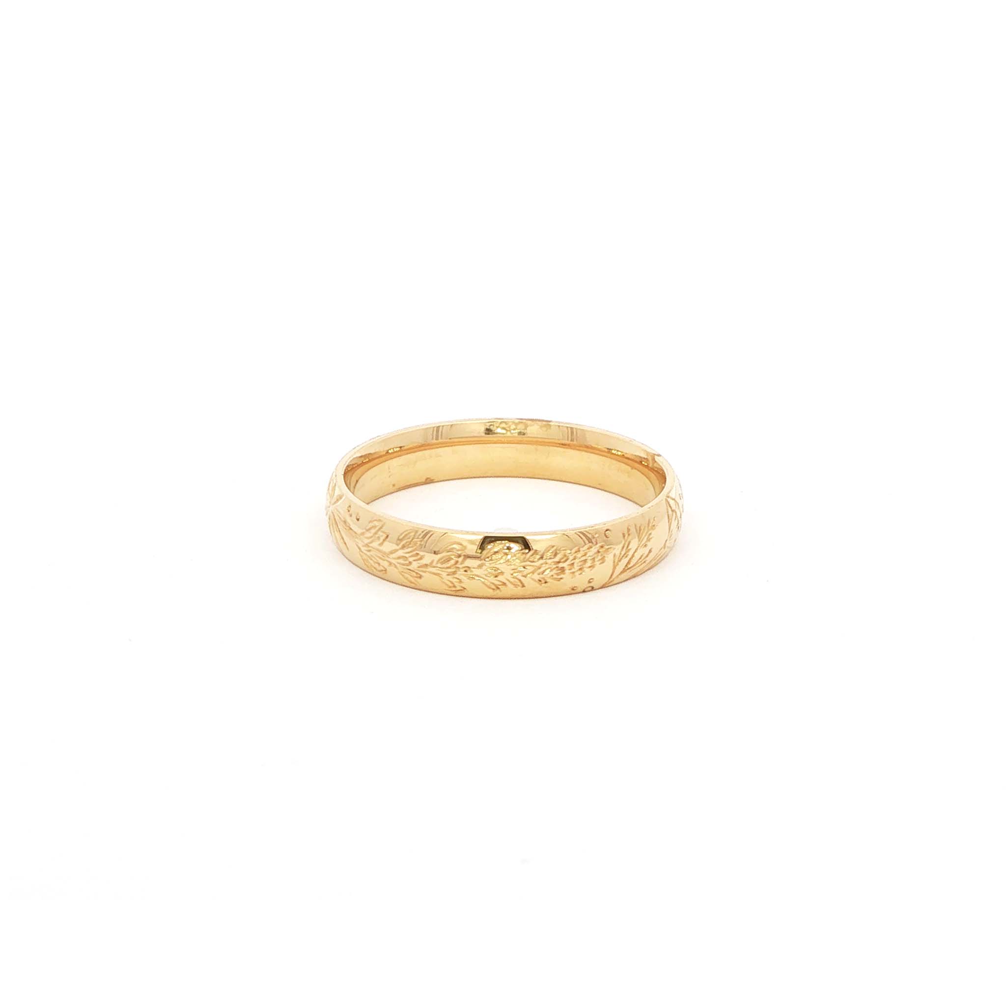 The California Native Wildflower Flat Canvas Ring